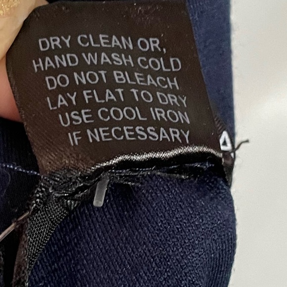 Aqua by Bloomingdales Peplum Dress WO-4135 in the color Ink - NWT, HTF color - Picture 14 of 16